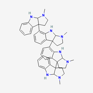 molecular formula C44H50N8 B1212255 Quadrigemine B 