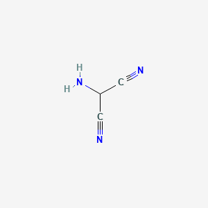 molecular formula C3H3N3 B1212270 Aminomalononitrile CAS No. 5181-05-5