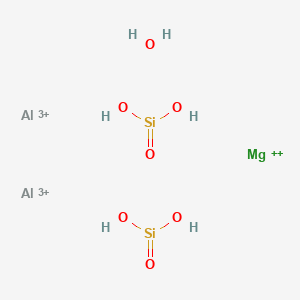 molecular formula Al2H6MgO7Si2+8 B1212279 Almasilate CAS No. 71205-22-6