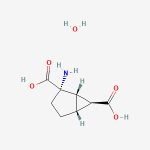 molecular formula C8H13NO5 B1212282 Eglumetad CAS No. 209216-09-1