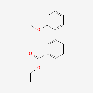molecular formula C16H16O3 B12122923 Ethyl 2'-methoxy-1,1'-biphenyl-3-carboxylate 