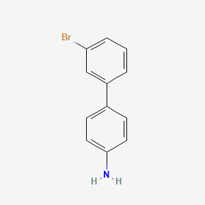 molecular formula C12H10BrN B12122956 3'-Bromo-biphenyl-4-ylamine 