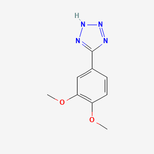 molecular formula C9H10N4O2 B1212300 5-(3,4-dimethoxyphenyl)-2H-tetrazole CAS No. 10493-27-3