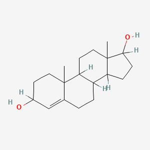 molecular formula C19H30O2 B1212303 Androst-4-ene-3alpha,17beta-diol 