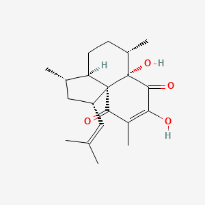 molecular formula C20H28O4 B1212307 Elisabethin D 