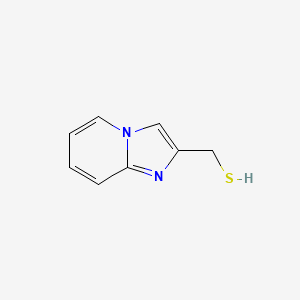 molecular formula C8H8N2S B12123111 Imidazo[1,2-a]pyridin-2-ylmethanethiol 