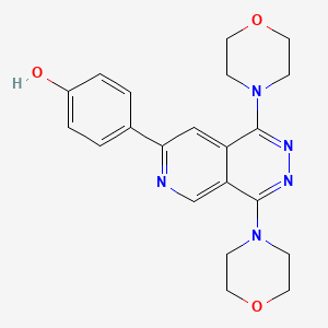 1,4-Dimorpholino-7-(4-hydroxyphenyl)pyrido(3,4-d)pyridazine
