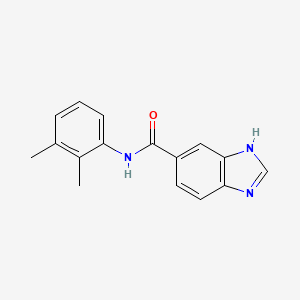 molecular formula C16H15N3O B12123215 benzimidazol-5-yl-N-(2,3-dimethylphenyl)carboxamide 