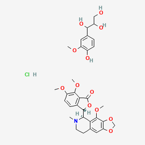 molecular formula C32H38ClNO12 B1212323 Duopect CAS No. 76404-10-9