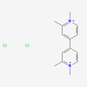molecular formula C14H18Cl2N2 B1212325 1,1',2,2'-Tetramethylviologen CAS No. 34758-94-6