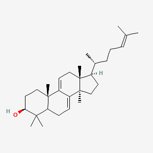 molecular formula C30H48O B1212327 Lanosta-7,9(11),24-trien-3-ol 