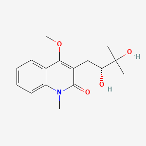 molecular formula C16H21NO4 B1212334 Edulinine CAS No. 27495-36-9