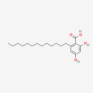 Benzoic acid, 2,4-dihydroxy-6-tridecyl-