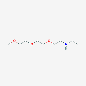 molecular formula C9H21NO3 B12123403 Ethanamine, N-ethyl-2-[2-(2-methoxyethoxy)ethoxy]- 