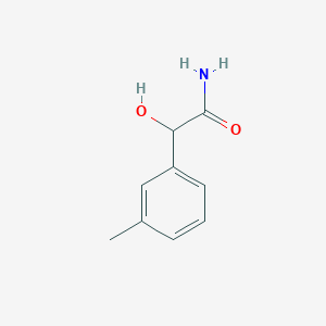 molecular formula C9H11NO2 B12123430 Benzeneacetamide, alpha-hydroxy-3-methyl- CAS No. 343867-73-2