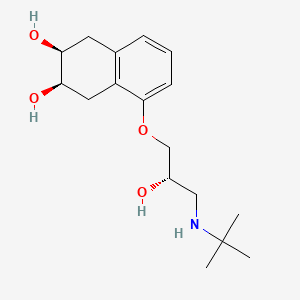 molecular formula C17H27NO4 B1212357 (2S,3R,2'S)-nadolol CAS No. 54933-35-6