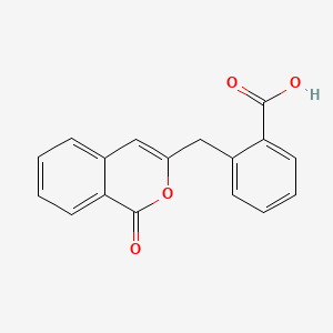 molecular formula C17H12O4 B1212374 3-(2-carboxybenzyl)isocoumarin CAS No. 5982-23-0