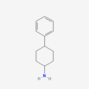 molecular formula C12H17N B1212378 4-Phenylcyclohexylamine CAS No. 5769-10-8