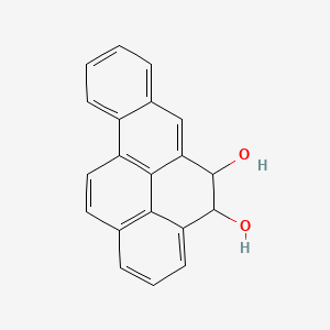 molecular formula C20H14O2 B1212382 4,5-Dihydro-4,5-dihydroxybenzo(a)pyrene CAS No. 28622-84-6