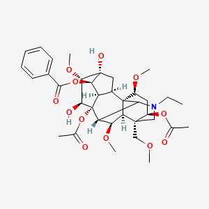 molecular formula C36H49NO12 B1212389 乙酰乌头碱 CAS No. 77181-26-1