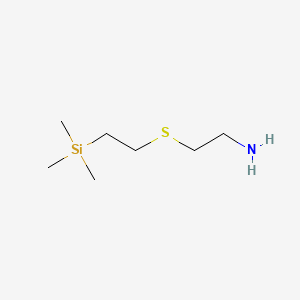 molecular formula C7H19NSSi B1212390 Trimethylsilylethylthioethylamine CAS No. 80589-36-2