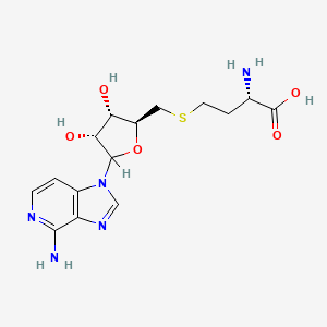 molecular formula C15H21N5O5S B1212398 3-Deazaadenosylhomocysteine CAS No. 53199-57-8