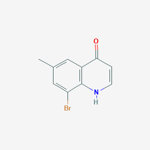 molecular formula C10H8BrNO B12123984 8-Bromo-4-hydroxy-6-methylquinoline CAS No. 1156919-75-3