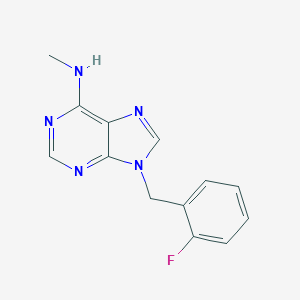 molecular formula C13H12FN5 B012124 BW-A 78U CAS No. 101155-02-6