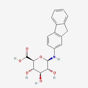 1-Deoxy-1-(fluoren-2-ylamino)-beta-D-glucopyranuronic acid
