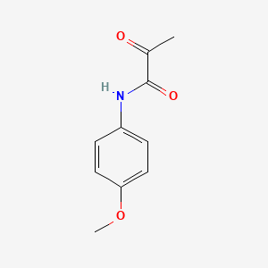 molecular formula C10H11NO3 B12124097 N-(4-methoxyphenyl)-2-oxopropanamide 
