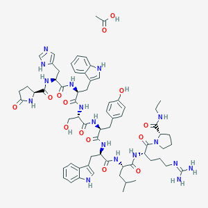 molecular formula C66H87N17O14 B121241 Deslorelin acetate CAS No. 82318-06-7