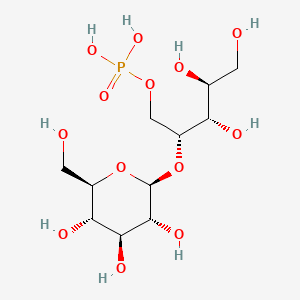 molecular formula C11H23O13P B1212419 2-O-Glucopyranosylribitol-1-phosphate CAS No. 71418-26-3
