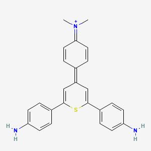 molecular formula C25H24N3S+ B1212420 AA-1 cation CAS No. 126172-95-0