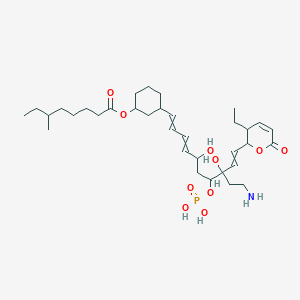 molecular formula C34H56NO10P B1212423 Leustroducsin B 