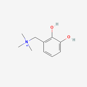 molecular formula C10H16NO2+ B1212433 3-Trimethylaminomethylcatechol CAS No. 84304-14-3