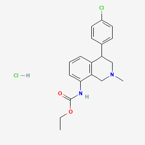 molecular formula C19H22Cl2N2O2 B1212439 Gastrophenzine CAS No. 89845-17-0