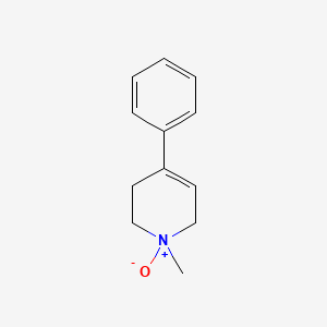 molecular formula C12H15NO B1212443 1-甲基-4-苯基-1,2,3,6-四氢吡啶 N-氧化物 CAS No. 95969-40-7