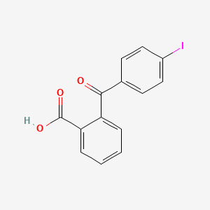 molecular formula C14H9IO3 B12124459 2-(4-Iodobenzoyl)benzoic acid CAS No. 6268-20-8
