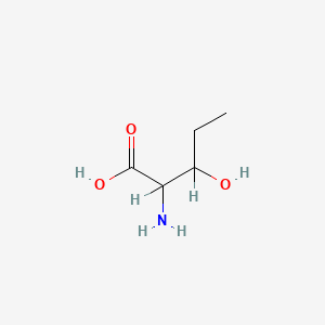 molecular formula C5H11NO3 B1212452 3-Hydroxynorvaline CAS No. 2280-42-4