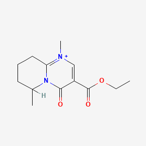 molecular formula C13H19N2O3+ B1212454 Rimazolium CAS No. 35615-72-6