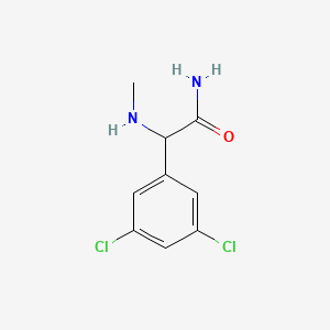 molecular formula C9H10Cl2N2O B12124611 2-(3,5-Dichlorophenyl)-2-(methylamino)acetamide 