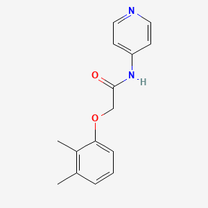 molecular formula C15H16N2O2 B1212465 2-(2,3-dimethylphenoxy)-N-pyridin-4-ylacetamide 