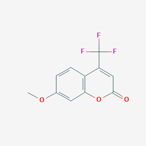 molecular formula C11H7F3O3 B1212473 7-Methoxy-4-trifluoromethylcoumarin CAS No. 575-04-2
