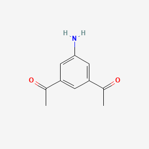 molecular formula C10H11NO2 B1212476 3,5-Diacetylaniline CAS No. 87533-49-1