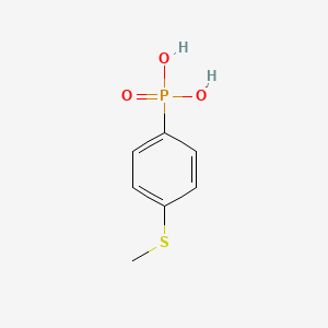 molecular formula C7H9O3PS B12124834 (4-Methylsulfanyl-phenyl)-phosphonic acid CAS No. 46061-42-1