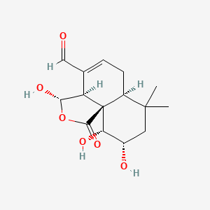 molecular formula C15H20O6 B1212487 Mniopetal E 