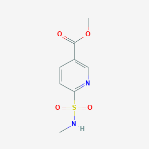 molecular formula C8H10N2O4S B12124917 Methyl 6-(methylsulfamoyl)pyridine-3-carboxylate 
