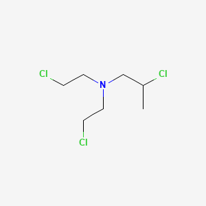 molecular formula C7H14Cl3N B1212497 Novembichine CAS No. 3572-69-8
