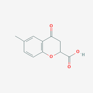 molecular formula C11H10O4 B12125074 6-Methyl-4-oxo-chroman-2-carboxylic acid 