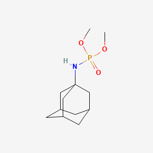 molecular formula C12H22NO3P B1212510 Dimethyl N-1-adamantylphosphoramidate CAS No. 50607-00-6
